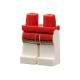 LEGO láb mintával (katona), piros (78251)