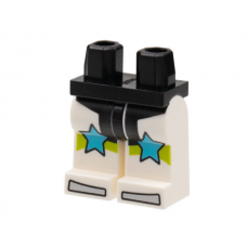 LEGO láb csillag mintás nadrág mintával, fekete-fehér (84611)  --- Debrecenben raktáron!