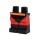 LEGO láb mintával(Mr. Irdatlan), fekete (26300)