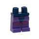 LEGO láb mintával, sötétkék-sötétlila (84589)