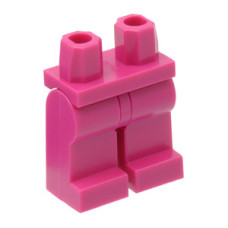 LEGO láb, bíborvörös (970c00)
