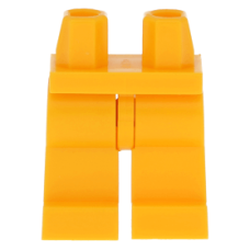 LEGO láb, világos narancssárga (970c00)