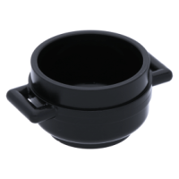 LEGO edény fazék nagyméretű 3×3×1.75, fekete (4341)