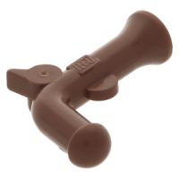 LEGO pisztoly, vörösesbarna (2562)