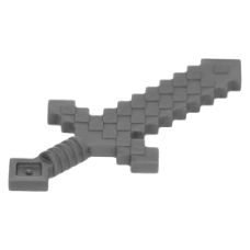 LEGO Minecraft kard, sötétszürke (18787)