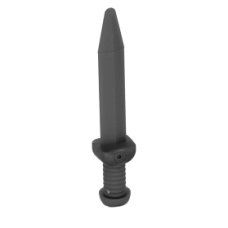 LEGO rövid kard gladius, matt ezüst  (18034)