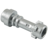 LEGO lézerkard/fénykard markolat (SW), fém ezüst (64567)