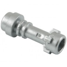 Eredeti, új LEGO lézerkard/fénykard markolat (SW), fém ezüst (64567) - fegyver minifigura sereg felszereléséhez