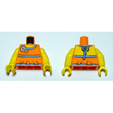 LEGO felsőtest virág mintával, narancssárga (76382) --- Debrecenben raktáron!