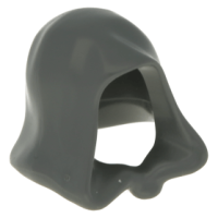 LEGO csuklya, sötétszürke (30381)