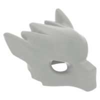 LEGO farkasmaszk, világosszürke (11233)