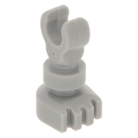 LEGO csontváz láb, világosszürke (6266)