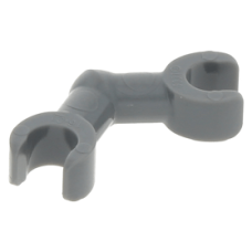 LEGO kar hajlított (csontvázhoz), sötétszürke (93609)