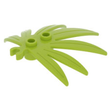 LEGO pálmalevél 6×5 fogóval, lime (10884)  --- Debrecenben raktáron!