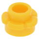 LEGO virág alakú lapos elem kerek 1x1 (5 szirommal), világos narancssárga (24866)