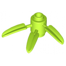 LEGO henger 1×1 3db bambusz levéllel, lime (30176)  --- Debrecenben raktáron!