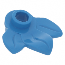 LEGO lapos kerek 1×1 3db levéllel, sötét azúrkék (32607)  --- Debrecenben raktáron!