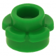 LEGO virág alakú lapos elem kerek 1x1 (5 szirommal), zöld (24866)