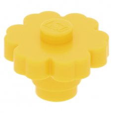 LEGO virág nagy 2×2, sárga (98262)