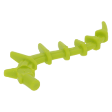 LEGO növényszár tüskés, lime (55236) 