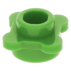 LEGO virág alakú lapos elem kerek 1x1, világoszöld (33291)