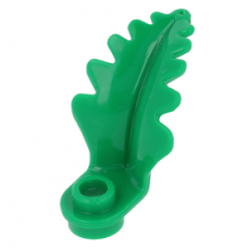 LEGO páfránylevél 2×3×2, zöld (2682)  --- Debrecenben raktáron!