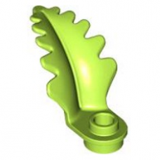 LEGO páfránylevél 2×3×2, lime (2682)  --- Debrecenben raktáron!