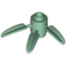 LEGO henger 1×1 3db bambusz levéllel, homokzöld (30176)
