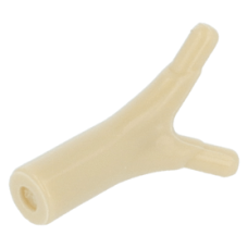 LEGO növényszár háromágú, sárgásbarna (68211)