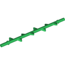 LEGO növényszár tüskékkel, zöld (73828) 