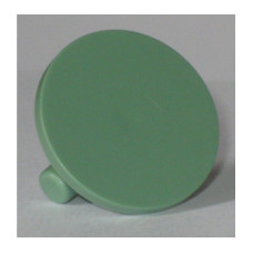 LEGO kerek pajzs  2x2 minta nélkül, homokzöld (59231)