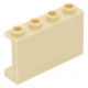 LEGO fal elem 1 x 4 x 2, sárgásbarna (14718)
