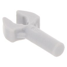 LEGO 1 hosszú rúd klippel (mechanikus fogó), világosszürke (48729)