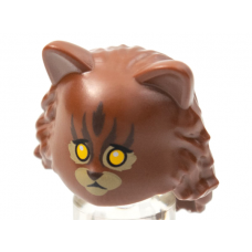 LEGO cica/macska álarc hajjal (Harry Potter), vörösesbarna (79143)
