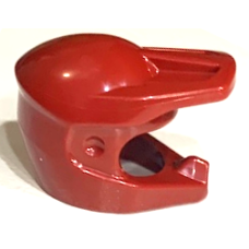 Eredeti, új LEGO bukósisak, sötétpiros (35458) - stílusos fejfedő a minifiguráknak