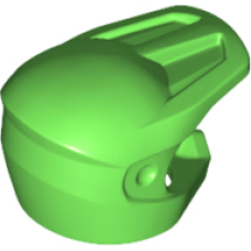 Eredeti, új LEGO bukósisak, világoszöld (35458) - stílusos fejfedő a minifiguráknak