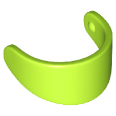 LEGO bukósisakrostély, lime (2447)