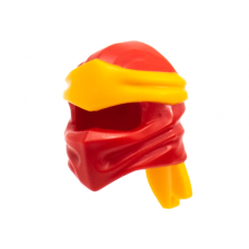 LEGO sisak Ninja kendő, piros-világos narancssárga (40925)