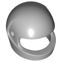 LEGO bukósisak, világosszürke (2446)