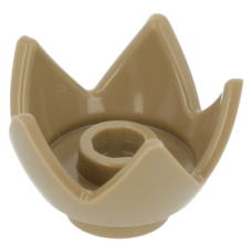 LEGO korona, sötét sárgásbarna (39262)