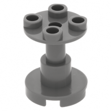 LEGO oszlop/tartóelem 2×2×2, sötétszürke (3940) --- Debrecenben raktáron!