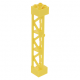 LEGO oszlop/tartóelem rácsos torony 2×2×10, sárga (95347)