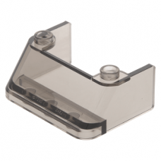 LEGO szélvédő 3×4×1 1/3, átlátszó fekete (2437) --- Debrecenben raktáron!