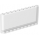 LEGO szélvédő 1x10x4, átlátszó (65735)
