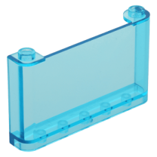 LEGO szélvédő 1x6x3, átlátszó világoskék (64453) LEGO szélvédő 1x6x3, átlátszó világoskék (64453)