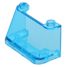 LEGO szélvédő 2 x 4 x 2 , átlátszó világoskék (3823)