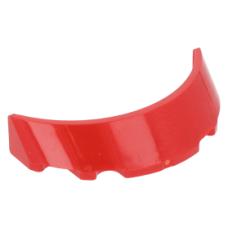 LEGO szélvédő 3 x 6 x 1 ívelt , piros (62360)