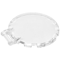 LEGO szélvédő kupola 6×6 egyik végén fogantyúval, átlátszó (18675)