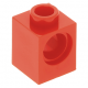 LEGO technic kocka lyukkal 1 × 1, piros (6541)