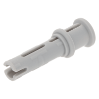 LEGO technic 3 hosszú pin  végén tengely-csatlakozóval, világosszürke (32054)